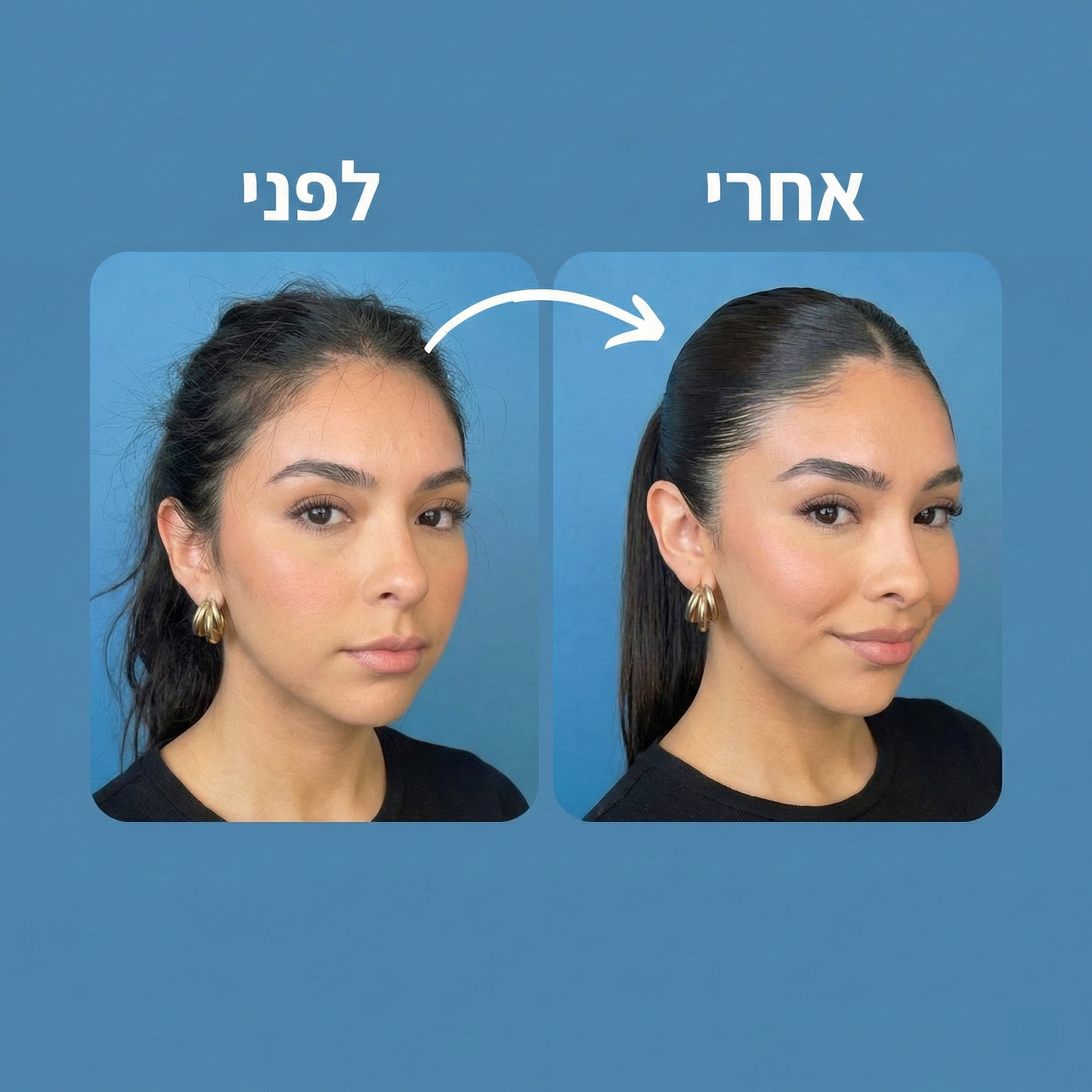 SENSOR ווקס למראה שיער חלק ומתוח